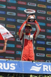 Juan Manuel Palacio consiguió su primer podio en el Turismo Pista.