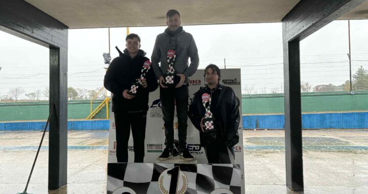Bajo el agua se corrió la doble jornada del Karting de Concordia.